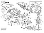 Bosch 0 601 753 041 GWS 23-180 Angle Grinder 110 V / GB Spare Parts GWS23-180